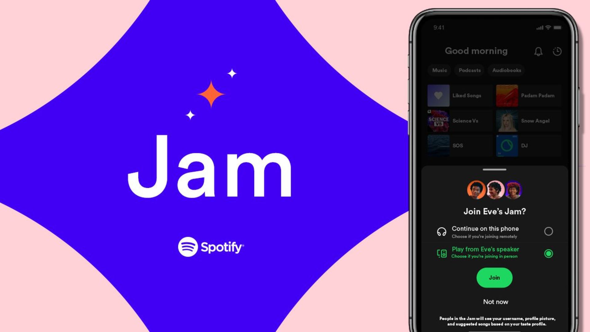 How to start a Jam on Spotify