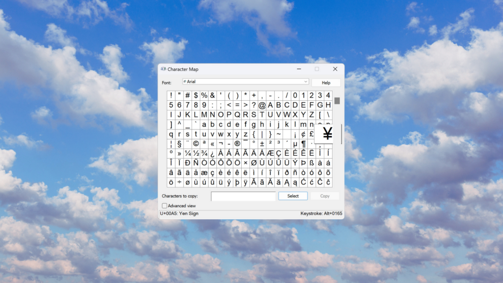 How to type special characters on Windows